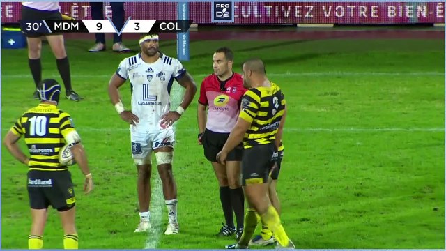 PRO D2 - Résumé Stade Montois-Colomiers Rugby: 25-9 - J10 - Saison 2022/2023
