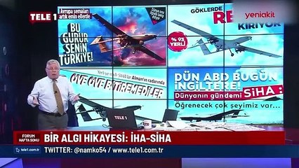 CHP'ye yakın TELE ! İHA ve SİHA'ları hazmedemedi