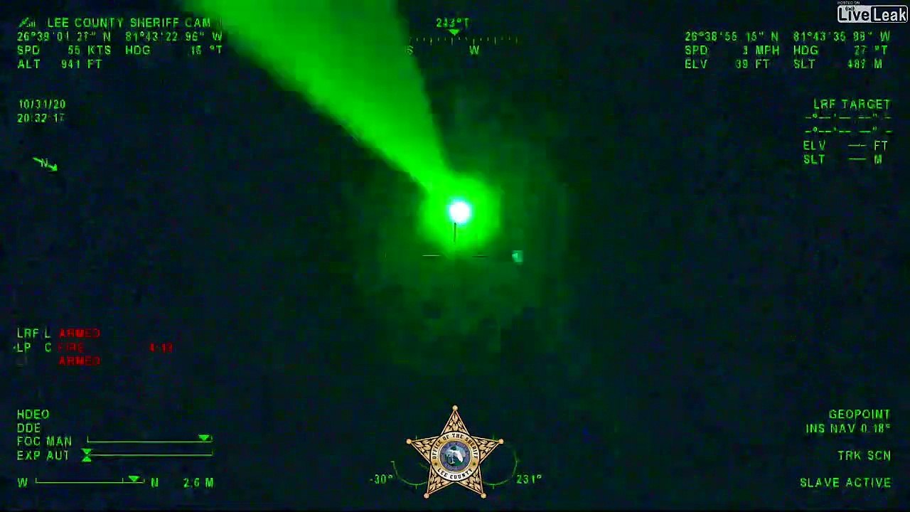 Pointer un laser sur l'hélicoptère de la police : mauvaise idée... arrestation direct