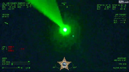 Pointer un laser sur l'hélicoptère de la police : mauvaise idée... arrestation direct