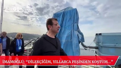 Ekrem İmamoğlu’ndan Dilek İmamoğlu’na maratonda gülümseten espri: “Yıllarca peşinden koştum…”