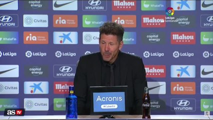 La respuesta de Simeone a la afición por no animar