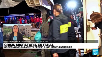 Informe desde Roma: Italia solo permite el desembarco de menores y enfermos del barco Humanity 1