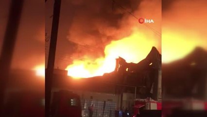 Bağdat'ta yangın çıkan binada çökme: 10 yaralı