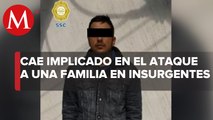 Detienen a responsable de disparar contra una familia en alcaldía Tlalpan, CdMx