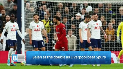 Salah at the double as Liverpool beat Spurs