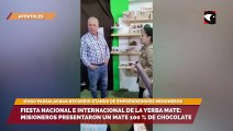 Fiesta Nacional e Internacional de la Yerba Mate misioneros presentaron un mate 100 % de chocolate