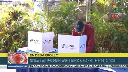 Pdte. Daniel Ortega: Este voto es un voto por la paz