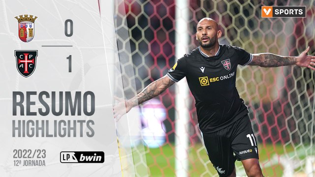 Highlights: SC Braga 0-1 Casa Pia AC (Liga 22/23 #12)