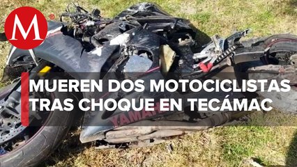 Mueren dos personas en accidente de motocicleta en Tecámac, Edomex