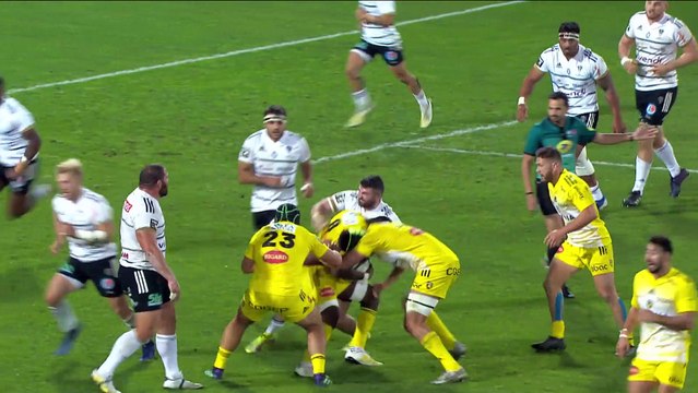 TOP 14 - Essai de Léo AOUF (SR) - CA Brive - Stade Rochelais - Saison 2022:2023