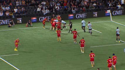 TOP 14 - Essai de Boris GOUTARD (USAP) - Racing 92 - USA Perpignan - Saison 2022:2023