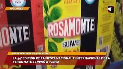 La 44° edición de la Fiesta Nacional e Internacional de la Yerba Mate se vivió a pleno