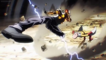 Saitama vs Genos Fight   One Punch Man (60FPS)