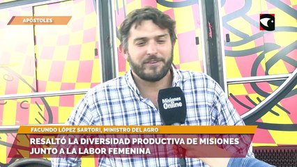 Resaltó la diversidad productiva de Misiones junto a la labor femenina