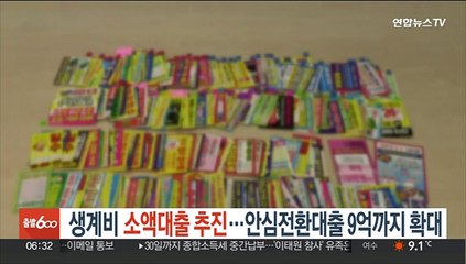 긴급생계비 소액대출 추진…안심전환대출 9억까지 확대
