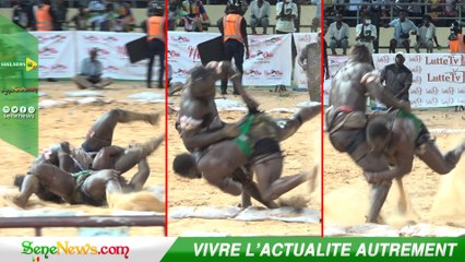 Dernière minute : Siteu bat Papa Sow avec une technique très rare