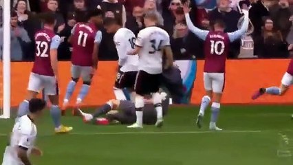 ملخص مباراة مانشستر يونايتد وأستون فيلا 1-3 - سقوط اليونايتد - ملخص كامل