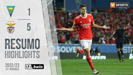 Highlights: Estoril Praia 1-5 Benfica (Liga 22/23 #12)