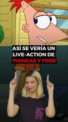 Así luciría un live-action de 'Phineas y Ferb'... ¡'Doofenshmirtz' se parece bastante!