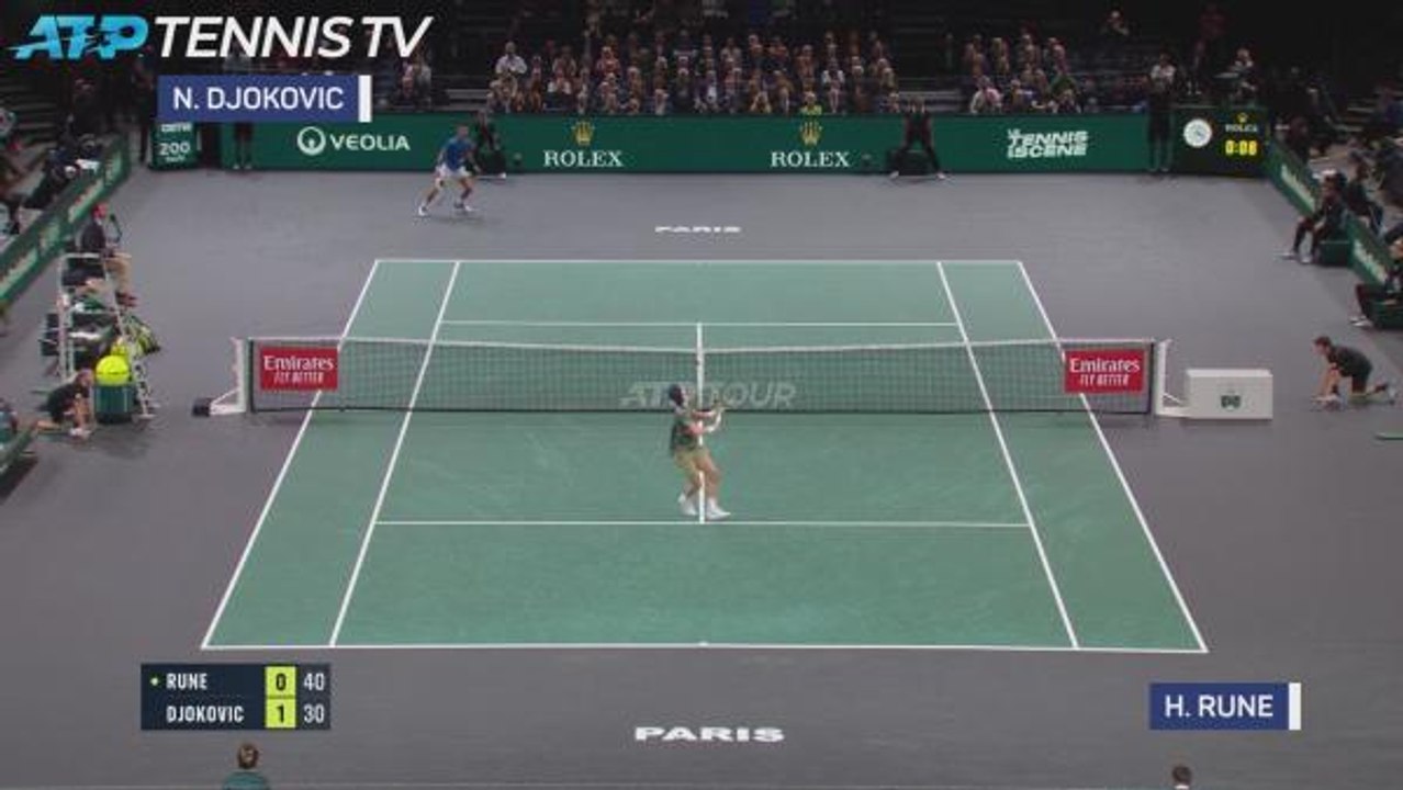 Rune shocks Djokovic to win Paris Masters