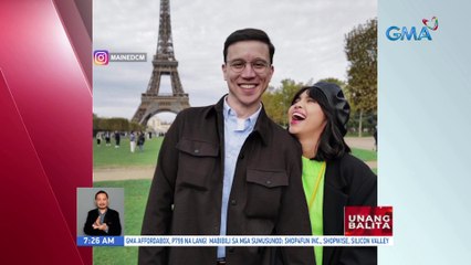 Maine Mendoza at QC Rep. Arjo Atayde, nag-celebrate ng birthday ni Arjo sa France | UB