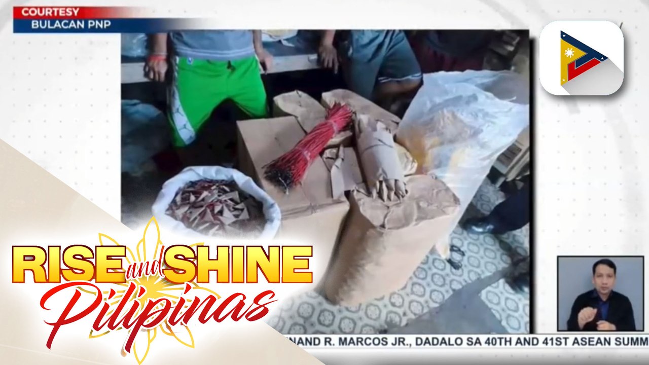 3 lalaki, arestado dahil sa iligal na pagbebenta ng paputok sa Sta. Maria, Bulacan