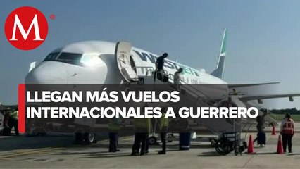 En Guerrero, arriban vuelos internacionales con el inicio de la temporada invernal