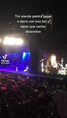 Tini Stoessel se olvidó la letra en pleno recital