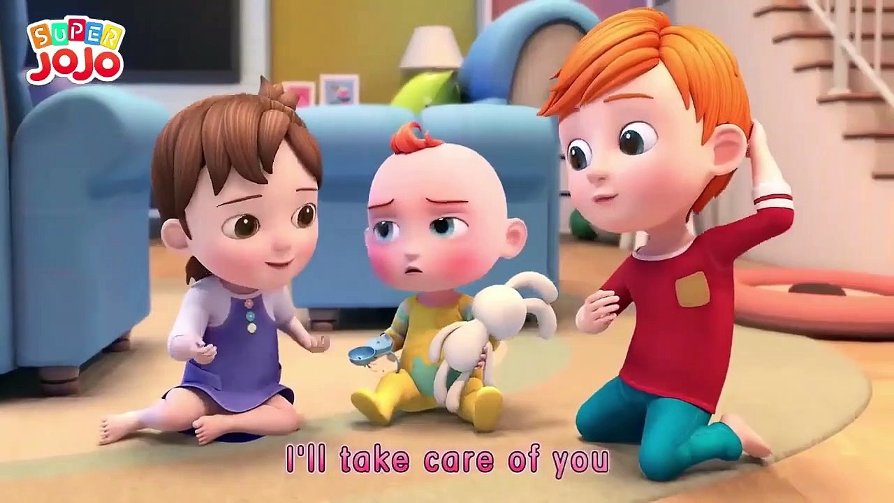 Baby Is Sick - Nursery Rhymes & Kids Songs - Super JoJo  l Platinum Cartoon l