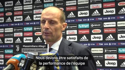 13e j. - Allegri : "Nous avons trouvé une nouvelle cohésion"