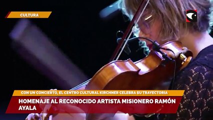 Homenaje al reconocido artista misionero Ramón Ayala