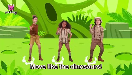 (4K) Move Like the Dinosaurs    Kids Choreography   Performance Video   Pinkfong Kids Pop Dance