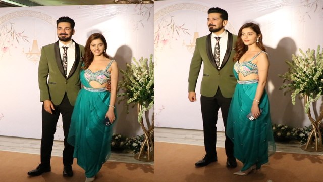 Palak Muchhal Mithoon Sharma Wedding: Rubina Dilaik with Abhinav Shukla Attended Reception