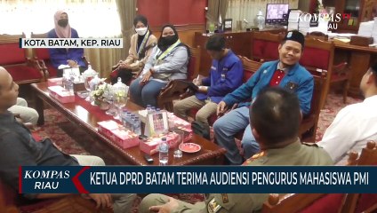 Ketua DPRD Batam Terima Audiensi Pengurus Mahasiswa PMI