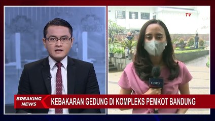 Kebakaran di Kompleks Balai Kota Bandung, Asap Mengepul dari Gedung Bapelitbang!