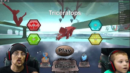 HE ATE MY KID ☠ DINOSAUR SIMULATOR ROBLOX #11  FGTEEV Father vs Son Survival Challenge + Revenge_3