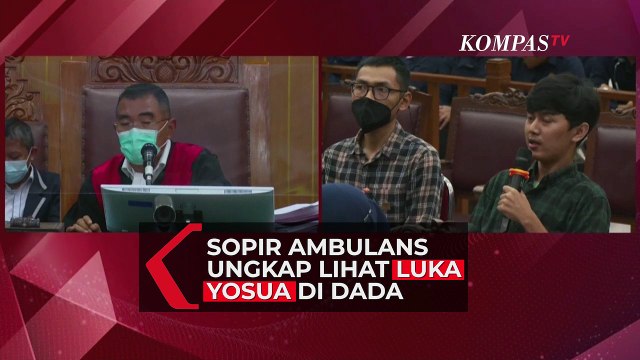Sopir Ambulans Lihat Luka Tembak di Dada Jenazah Brigadir Yosua Saat Evakuasi: Ada Bolong!