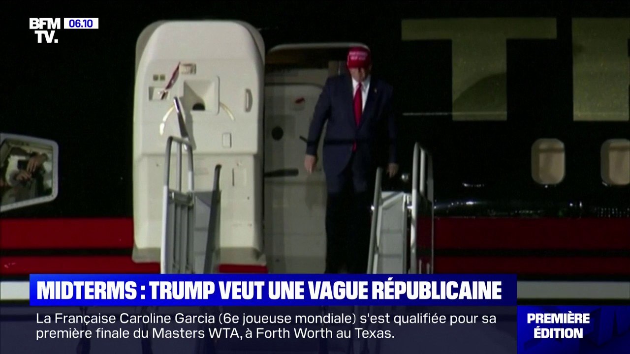 Midterms aux États-Unis: Donald Trump en campagne pour une "vague républicaine"