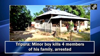 Tripura: Minor boy kills four members of his family, arrested