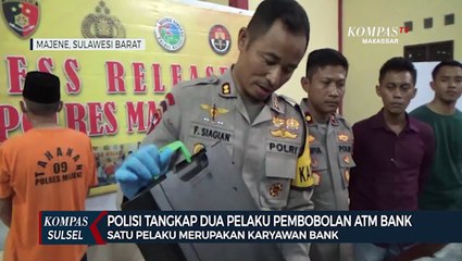 Polisi Tangkap Dua Pelaku Pembobol ATM Bank