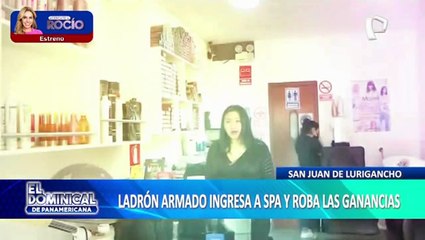 SJL: Ladrón armado ingresa a Spa y se lleva todas las ganancias