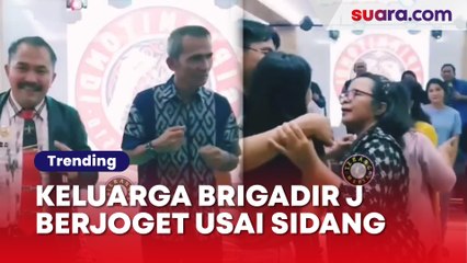 Viral Keluarga Brigadir J Berjoget Usai Sidang Ferdy Sambo, Netizen Sebut Wajar
