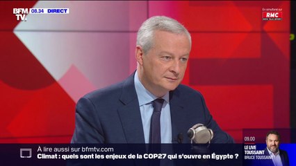 Bruno Le Maire sur l'inflation:  "Il n'y a pas de profiteurs sur les prix de l'alimentation"