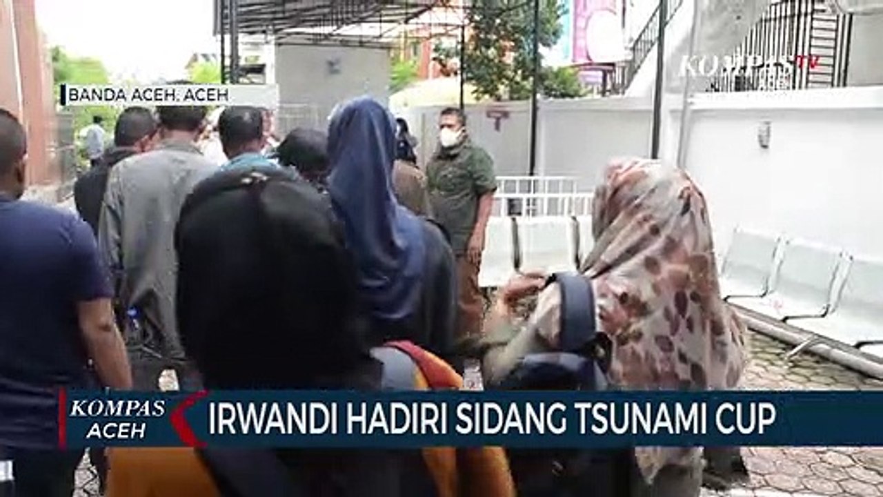 Irwandi Hadiri Sidang Kasus Dugaan Korupsi Tsunami Cup