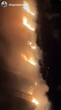 Iris Mittenaere et son compagnon Diego El Glaoui assistent à un terrible incendie.