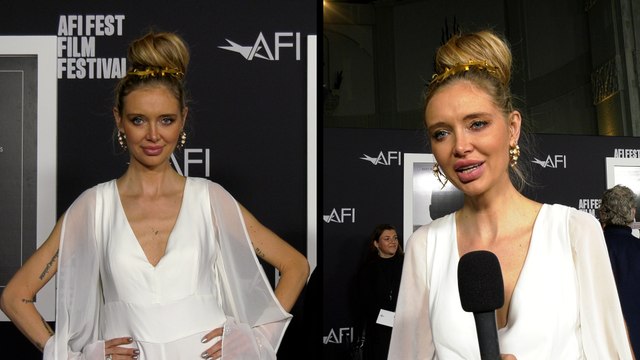 Kaja Sokola on her feelings about Harvey Weinstein being in jail | AFI Fest 2022 red carpet