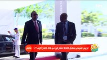 شاهد لحظة وصول رئيس وزراء إثيوبيا مقر انعقاد مؤتمر المناخ بشرم الشيخ