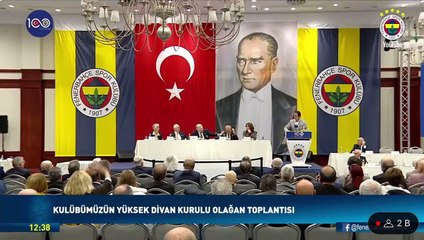 Fenerbahçe Yüksek Divan Kurulu'nda tartışma: Mikrofonunu kapatın