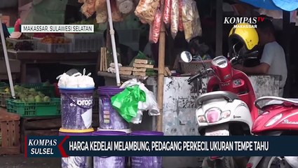 Harga Kedelai Melambung, Pedangan Perkecil Ukuran Tempe Tahu